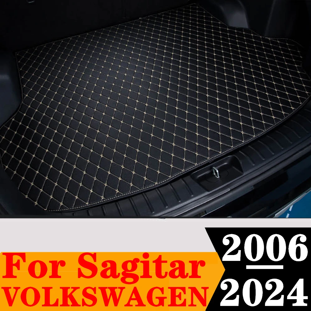 Коврик для багажника автомобиля Volkswagen VW Sagitar 2024 2023 2022 2021-2006 XPE Задний защитный