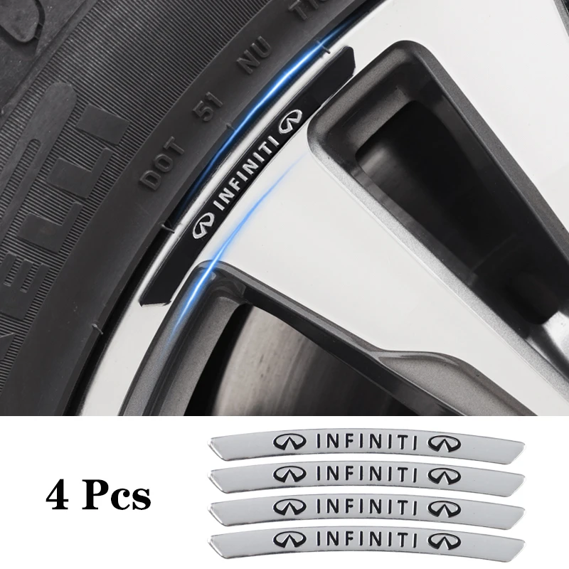 4 шт., декоративные аксессуары для Infiniti Q50 Q50L Q60 Q70L QX30 QX50 QX60 QX70 QX80 ESQ FX35 Q30