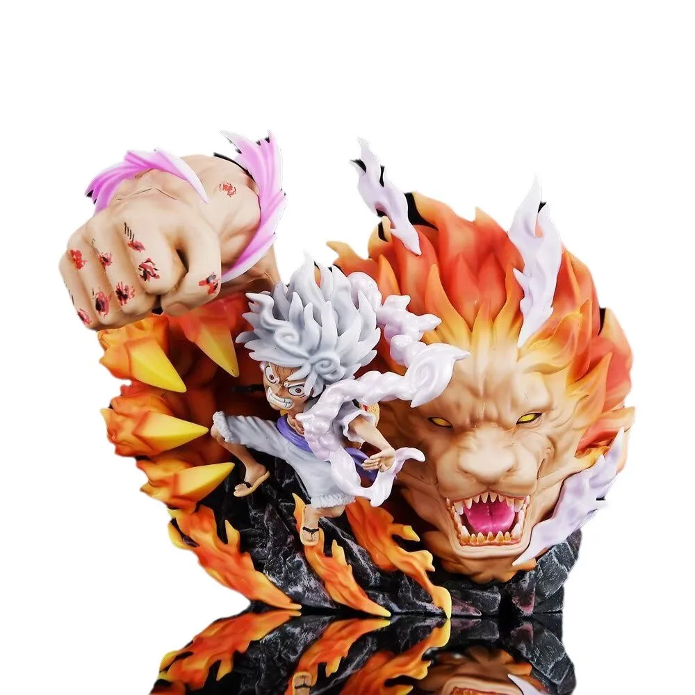 17 см цельный Gk Остров призраков Nikka Лев Луффи вооруженный цвет четырех передач