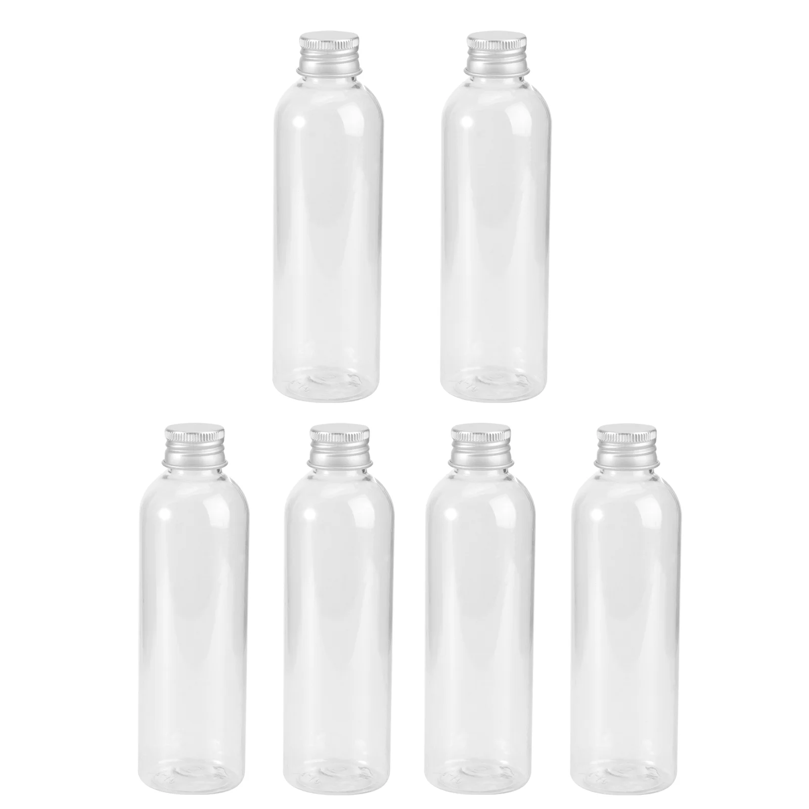 

6PCS 200ml Empty Toner Bottles Reusable Smoothie Bottles Clear Beverage Container Cream Bottle Dispenser Empty Lotion Bottle