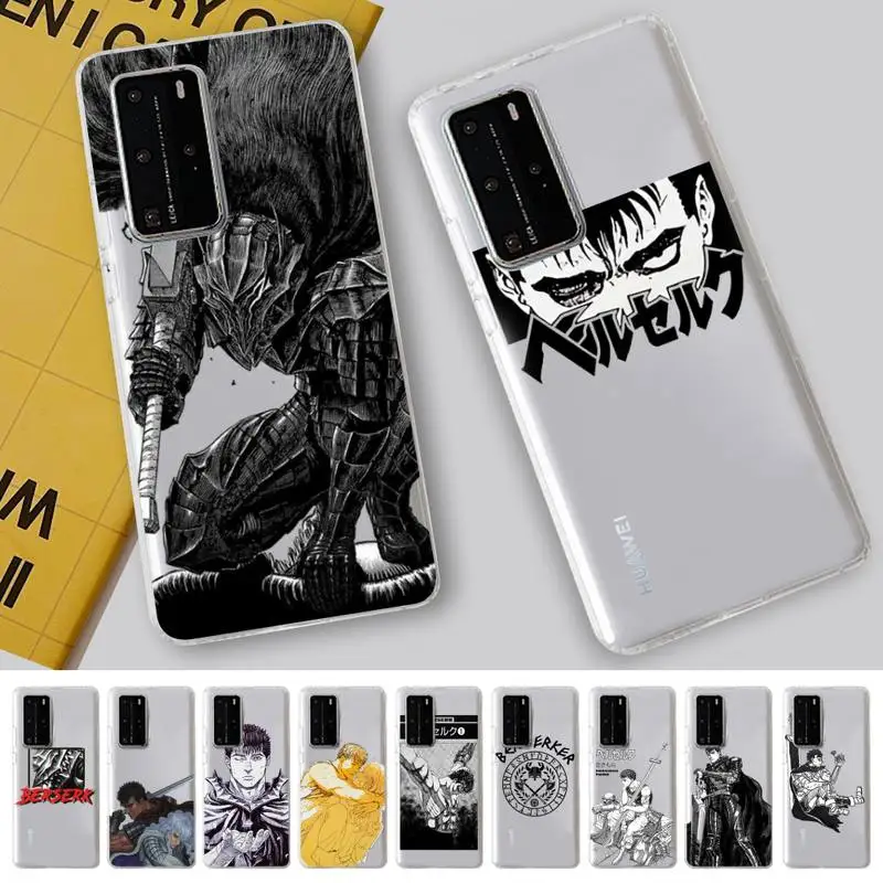 

Berserk Guts Phone Case for Samsung S20 ULTRA S30 for Redmi 8 for Xiaomi Note10 for Huawei Y6 Y5 cover