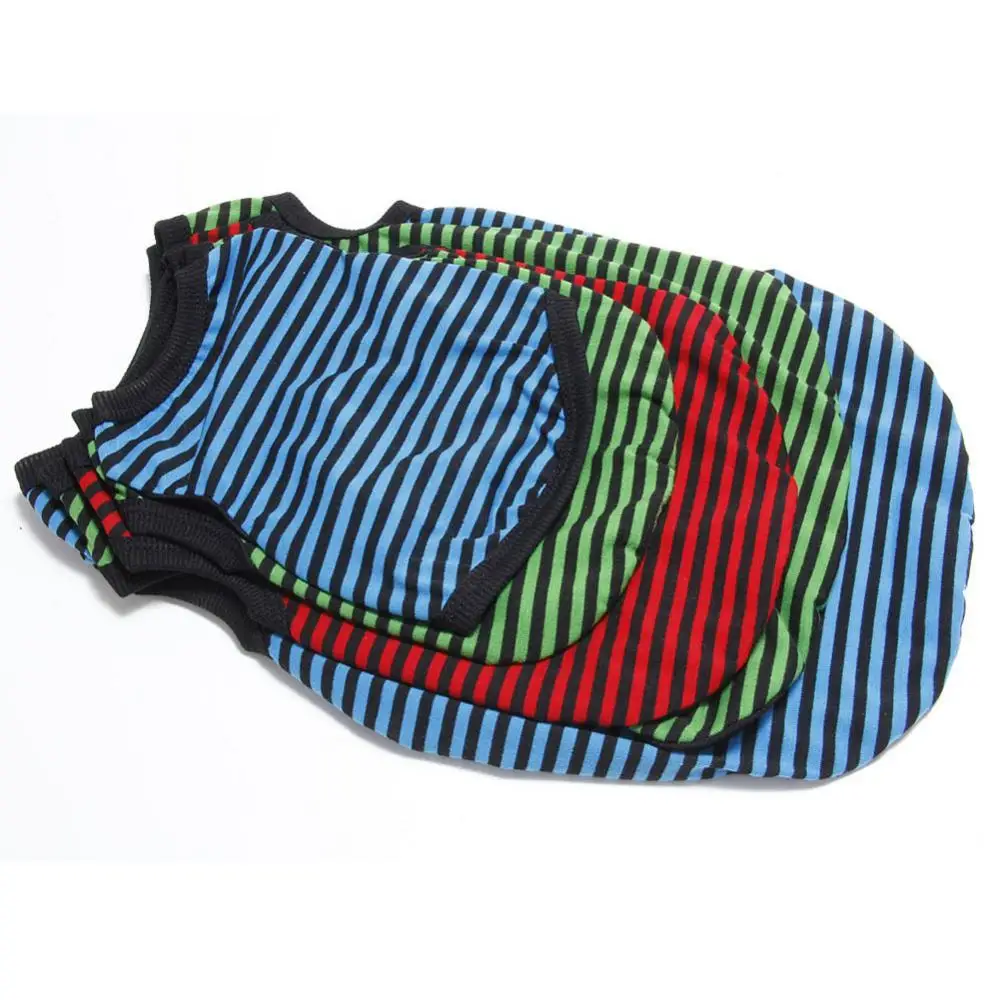 

Dog Vests Adorable Stripe Pet Dog Puppy Cat Vest Clothes Costume Breathable Apparel Outfit Dog Supplies Pet Products