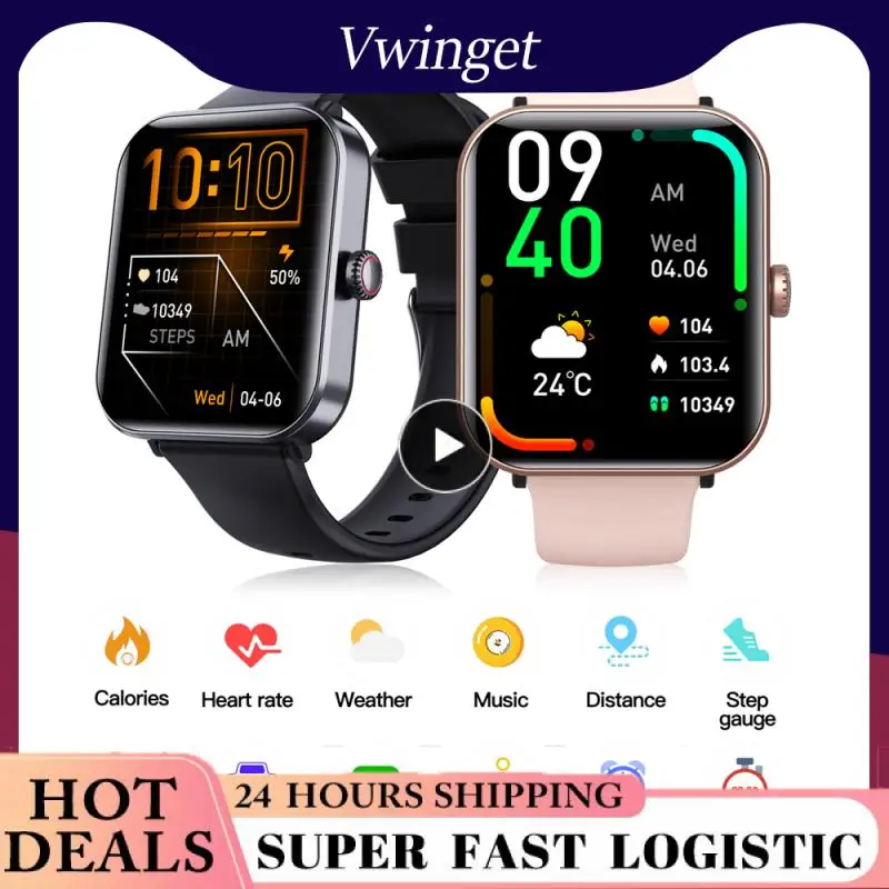 

New Waterproof Watch Monitoring Blood Pressure Smart Watch Smart Sports Watch Smart Watches Smart Electronics Wearable Devices