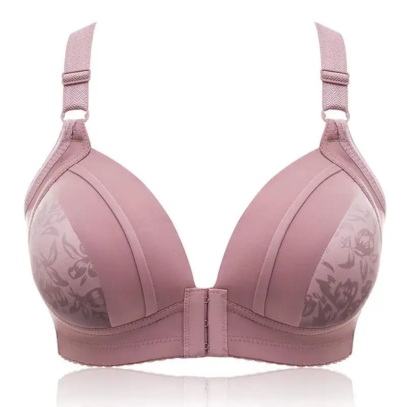 

Ladies 36-42 B/C Soft Cotton Bralette Tops for Women Push Up Large Size Bras Girls Push Up Padding Bra Mother Seamless Underwear