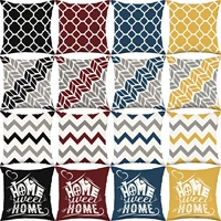 geometric pillow cover decorative couch throw pillow cover for sofa bedroom linen farmhouse cushion case outdoor home decoration