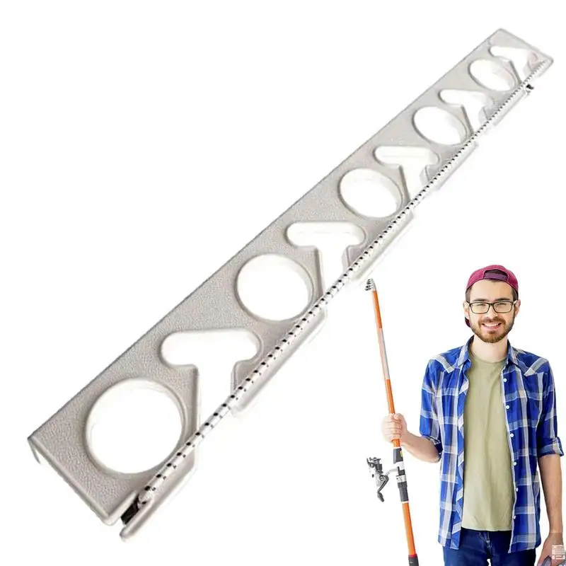 

Wall Fishing Rod Holder Strong Garage Fishing Rod Holder 10 Holes Household Fishing Rod Rack For Fishing Lovers Gift Fits Most