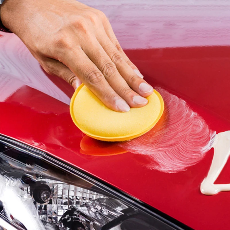 

12Pcs/set Car Foam Sponge Wax Applicator Round Car Polishing And Waxing Sponge Auto Detailing Care Cleaning Supplies