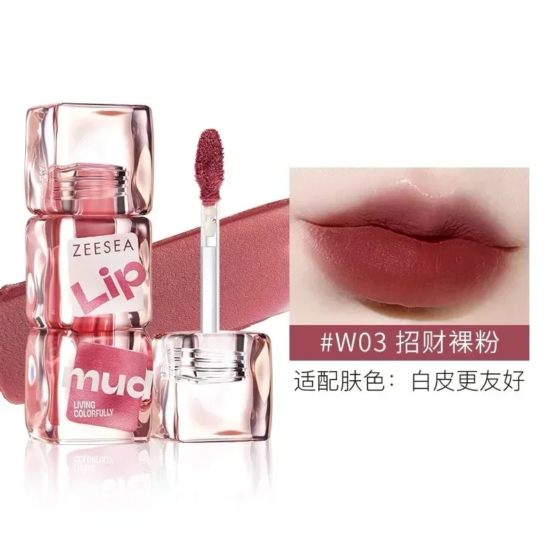 ZEESEA Mist Velvet Lip Mud Light Матовая воздушная глазурь для губ