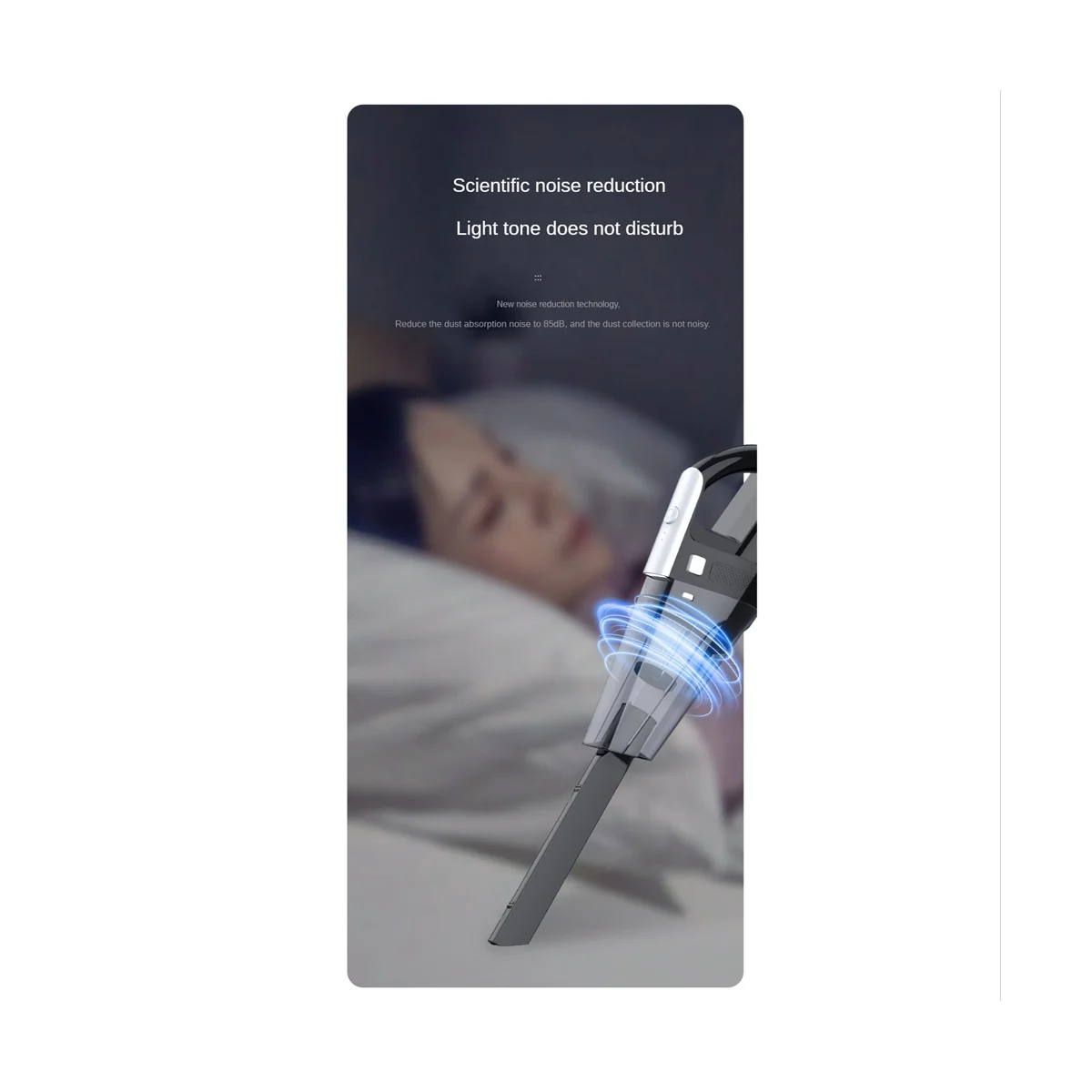 

Автомобильный пылесос, 6000 па, Мощное всасывание, портативный пылесос двойного использования, ручная уборка, для рабочего стола, офиса, белый