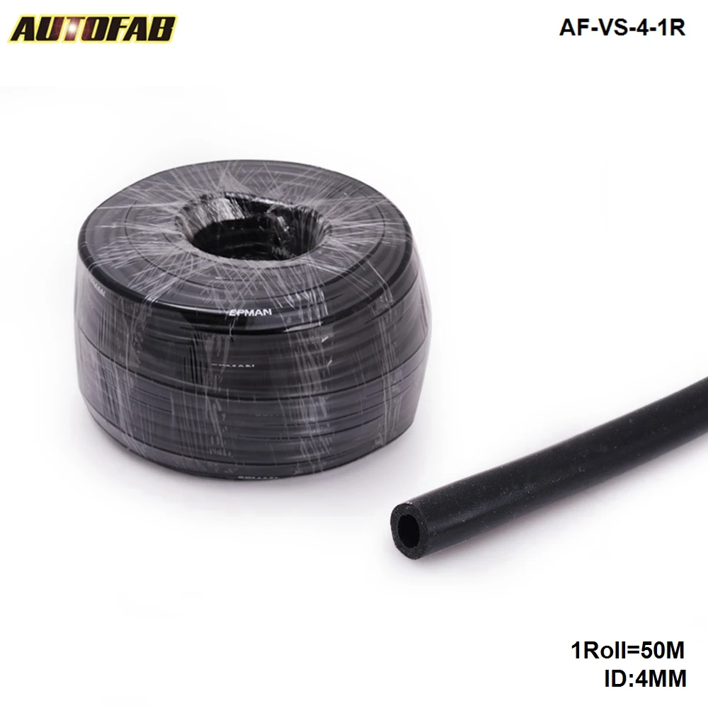 

4MM x 50M Silicone Vacuum Vac Hose Pipe Tube Air Hose Pipe Black For Honda Civic Sedan 2012-15 AF-VS-4-1R