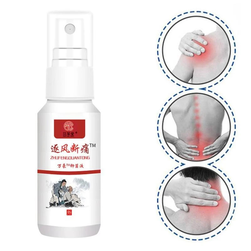 Quick Pain Relief Spray Low Back Pain Leg Pain Knee Pain Shoulder Pain Joint Pain Muscle strain Spray Wholesale 60ml