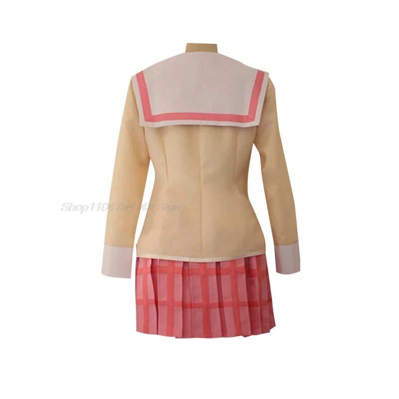 Nichijou Cosplay Yuko Aioi Costume School Girl Uniform Shinonome Nano Minakami Mai Yuuko Naganohara Mio school JK