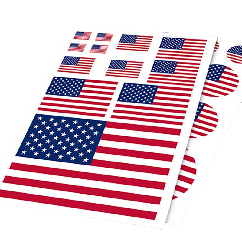 

American Flag USA Ho Car Auto Motorcycle Logo Decal Vinyl Waterproof Universal for Ipad All SUV Truck Hood Handy Car Styling
