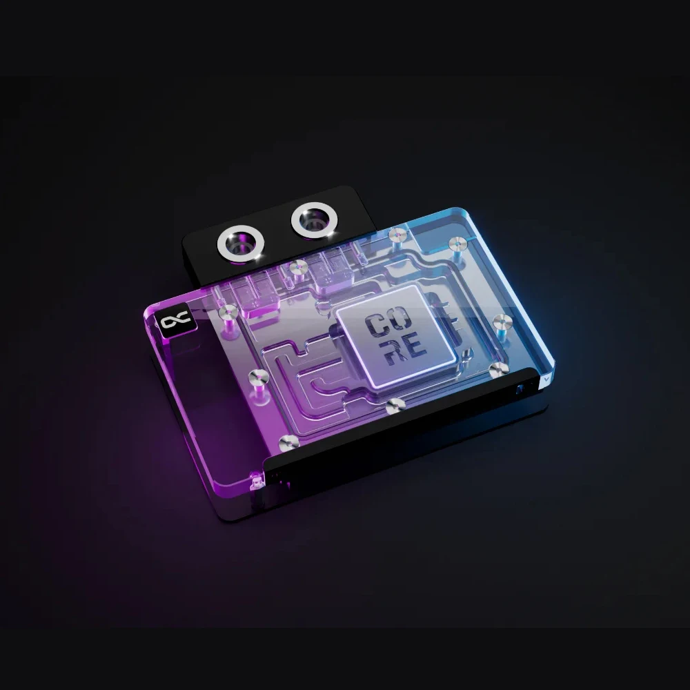 Фото Водяной блок Alphacool Core для графического процессора для Geforce RTX 5070, опорный, INNO3D RTX 5070 TWIN X2, X3, OC, кулер для карт с задней панелью №4