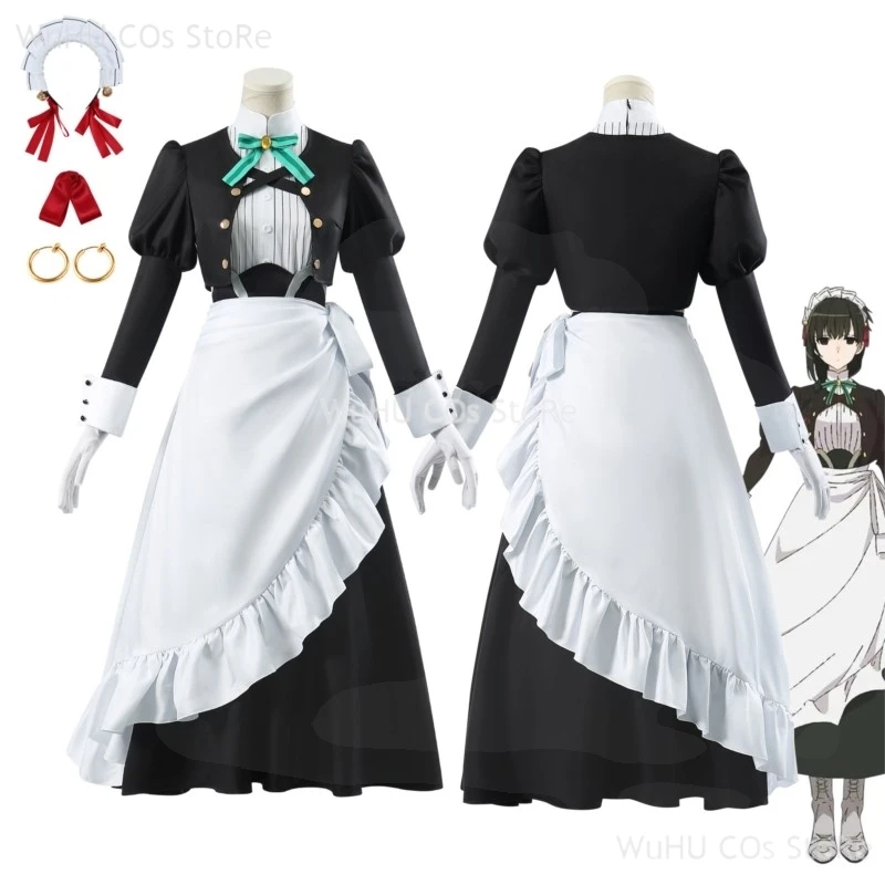 Anime Kimi Wa Meido-sama Yuki Yokoya Cosplay Costume Xue Maid Dress Uniform Wig Hairband Hitoyoshi Halloween Party Women