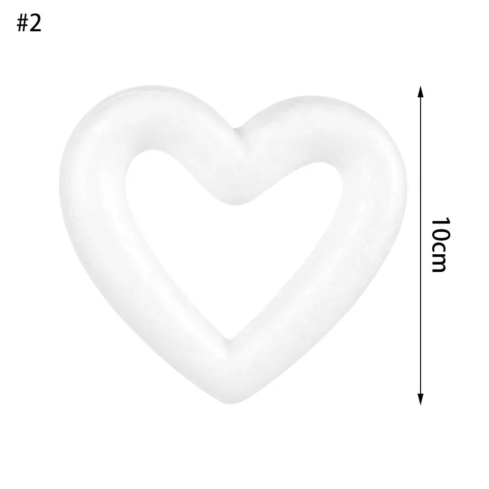 

Пенопластовые формы сердца для декорирования