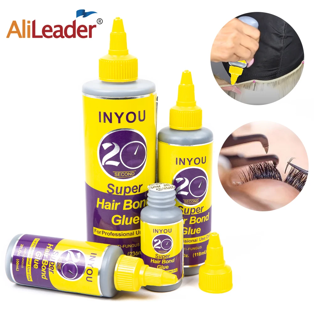 

Super Hair Bond Glue 30/60/118/236Ml Anti-Fungus Waterproof Hair Extension Bonding Glue For Professional Use Only Wig Glue