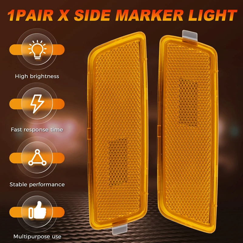 Передняя вспышка боковой габаритный фонарь набор ламп для VW Golf 5G-светильник Jetta T-I