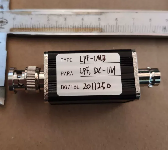 Низкочастотный фильтр (LPF) от 100 кГц до 1 ГГц для порта BNC (art.: 3920da993f5d5) - 3920da993f5d5