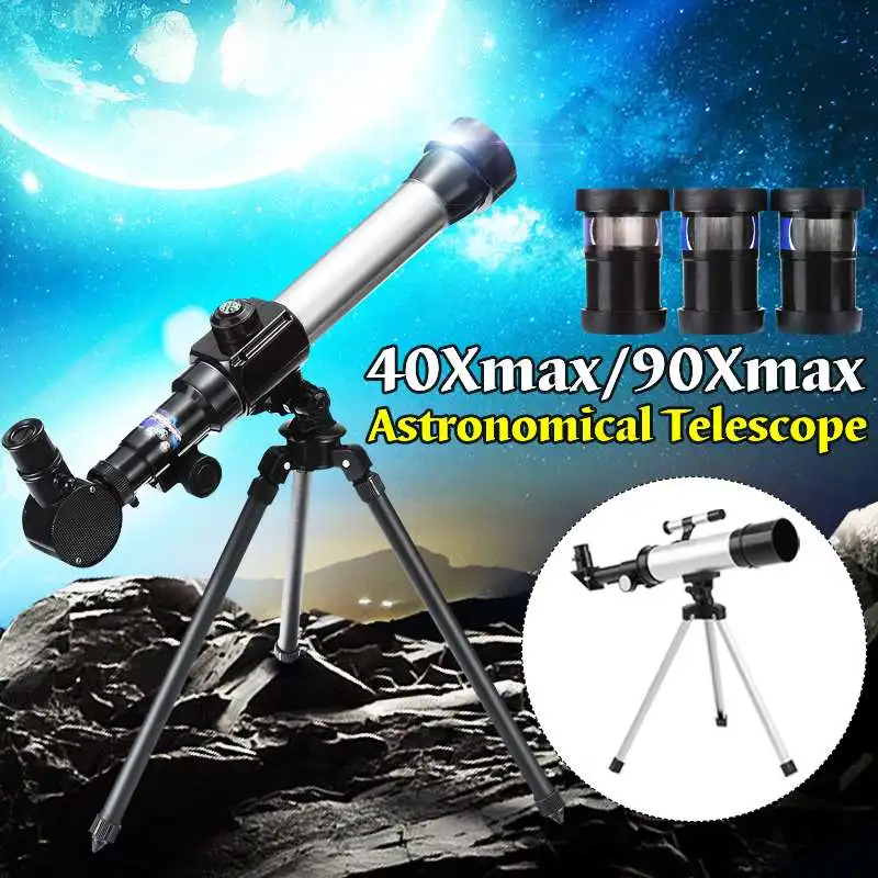 

20/30/40X Astronomical Telescope 60mm Simple Child Version HD Space Landscape Spotting Scope Monicular for Hunting Camping