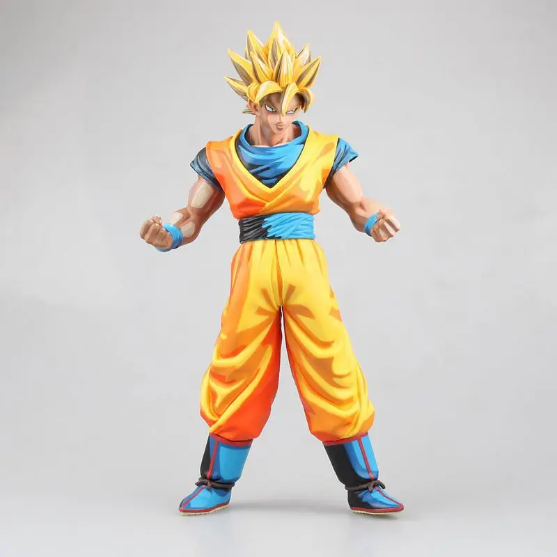 

Новая фигурка Сон Гоку 27 см, комикс, цветные фигурки Tenka Ichibu Dokai Super Saiyan One, классические фигурки героев, драконий жемчуг