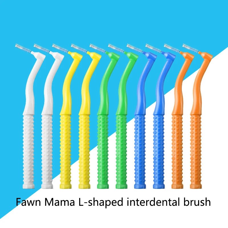 10 шт. межзубная щетка для ортодонтической чистоты между зубами микрощетка
