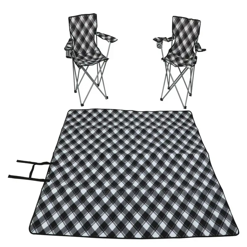 

Blanket and Two Chair Combo, Adult, White