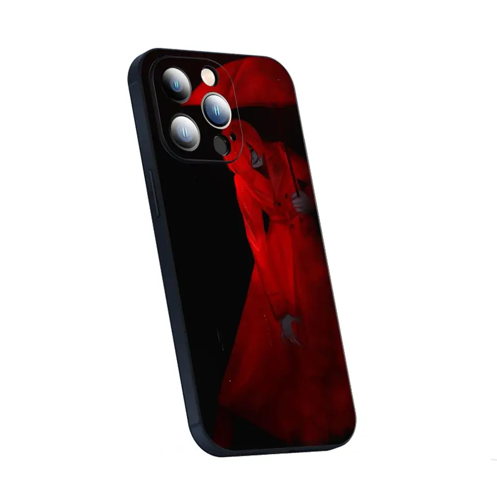 Фото Scarle-tella H-homicipher модный мужской чехол для телефона для iPhone 17, 16, e 15, 14, 13, 12 Plus Mini Pro Max, мягкий черный противоударный чехол №4