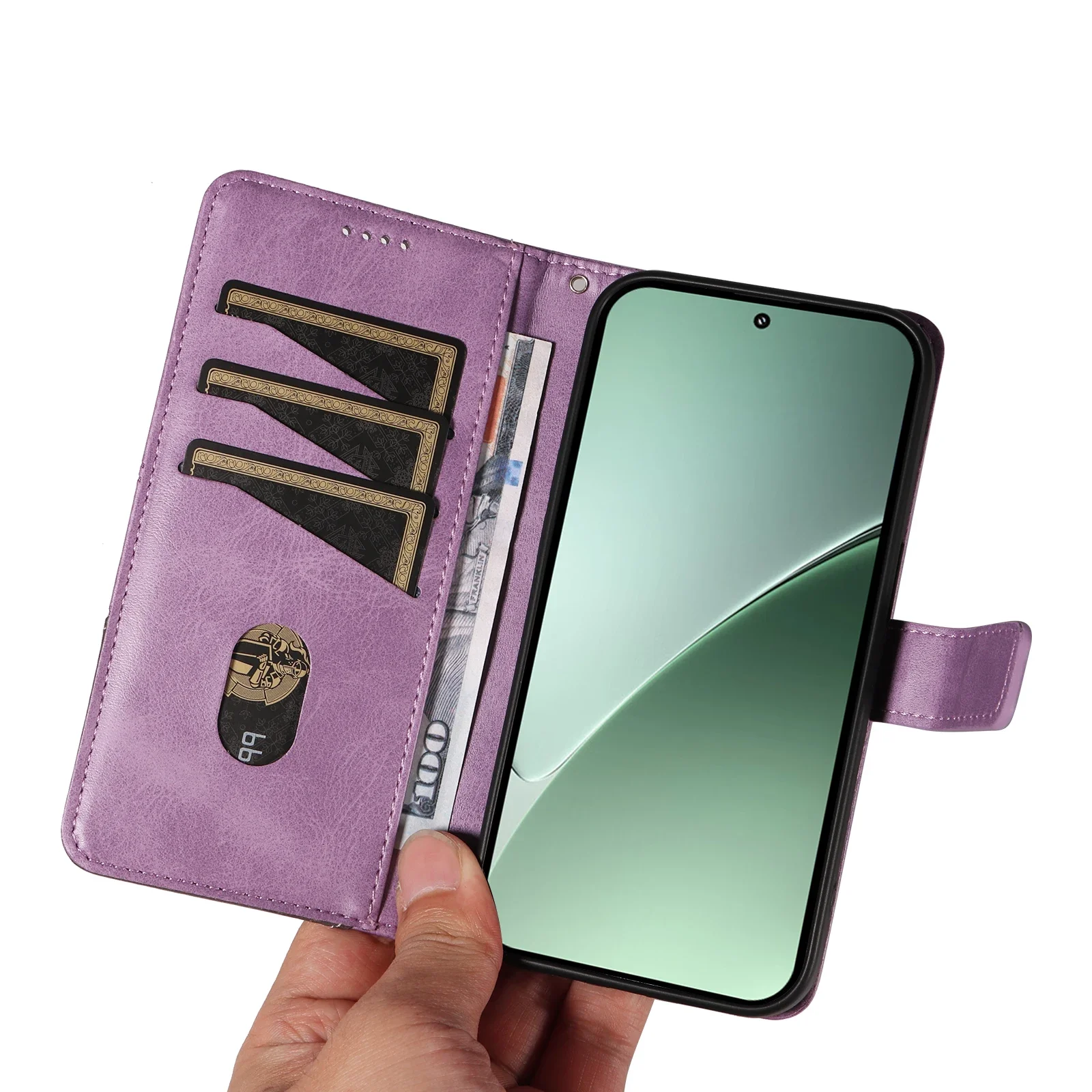 Классический лоскутный чехол-кошелек для телефона с отделениями карт Mi Xiaomi 15 Pro