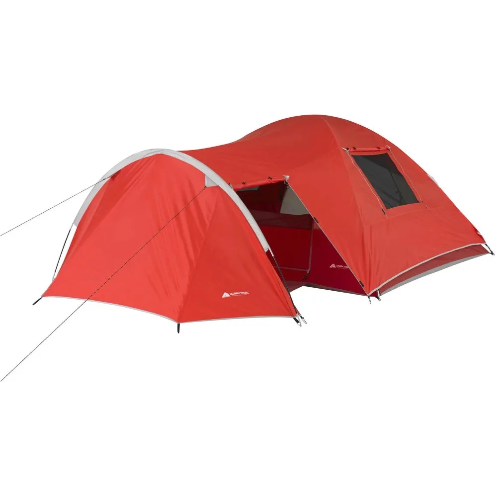 

Ozark Trail 4-Person Dome Tent, with Vestibule and Full Coverage Fly Ultralight Tent Camping Tent Tunnel Tent