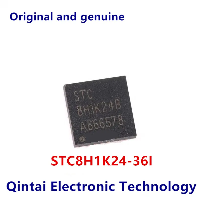 

STC8H1K24 STC8H1K24-36I STC 8H1K24 QFN32 Single Chip Enhanced 1T 8051 Microcontroller MCU IC Controller Chip New Original