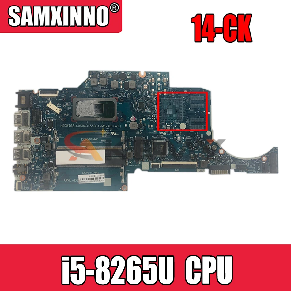 

Akemy For Hp 14-CK 14-CF 240 G7 Laptop Motherboard 6050A3155301-MB mainboard W/ i5-8265U 100% Tested Fast Ship