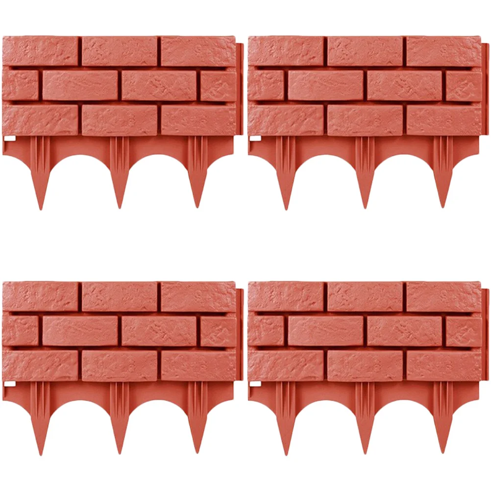 

4 шт. уличный манеж для домашних животных, окантовка для двора, небольшая ограда, садовая пластиковая лужайка 40 х2 см, панельные края для цвет...