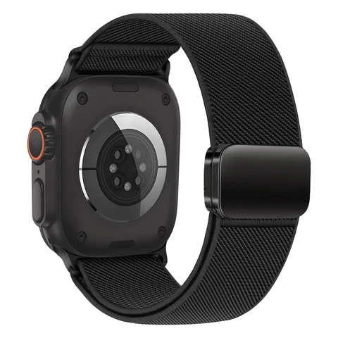 3 шт. магнитные ремешки для Apple Watch ultra 2, диапазон 49 мм, 46 мм, 45 мм, 42 мм, эластичный нейлоновый браслет-петля IWatch Series 10 9 8 7 SE 44 мм