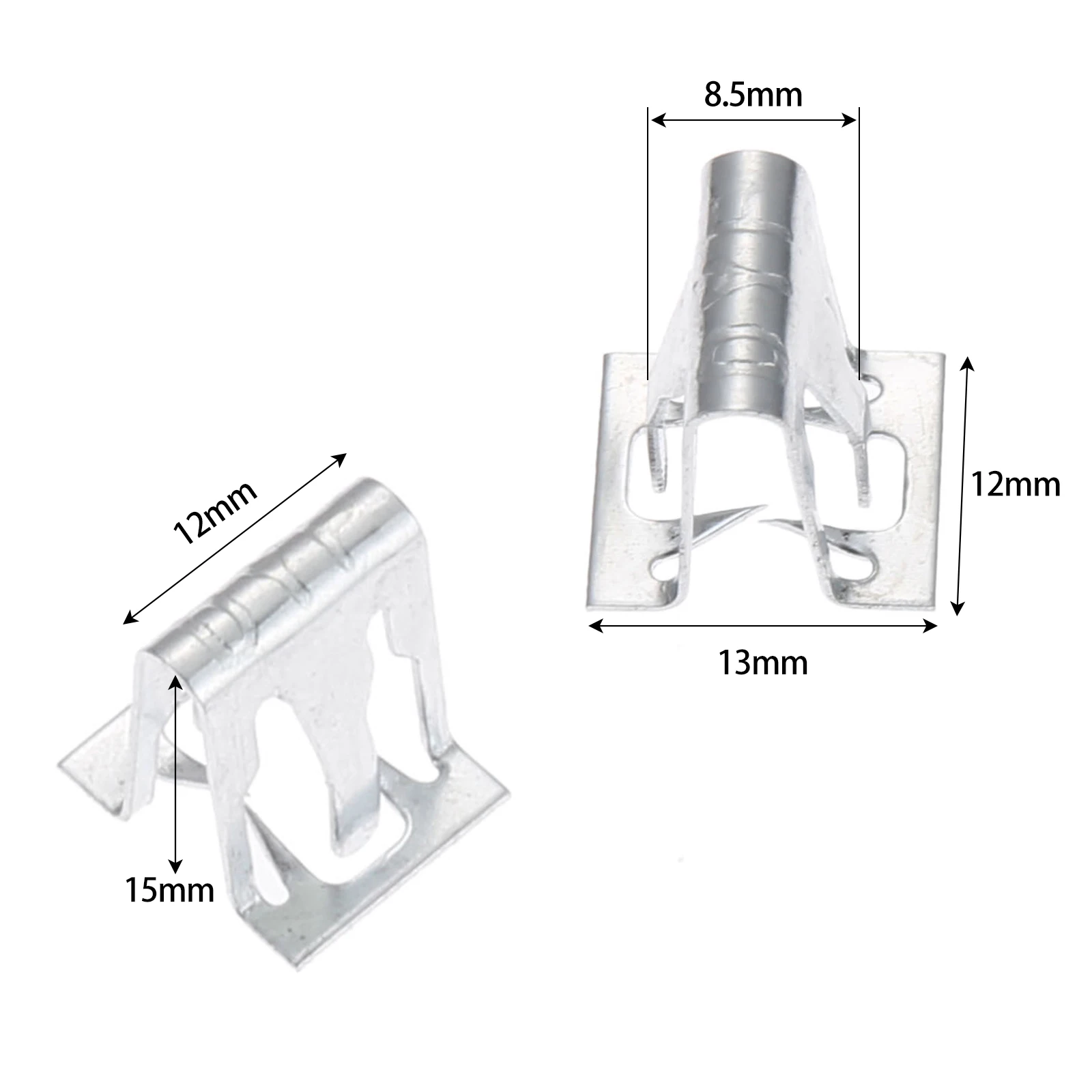 

15pcs Fasteners Car Dashboards DVD CD Panel Frame Gear Lever Armrest Car Clips Interior Trim Plate Fixed Iron Accessories Metal