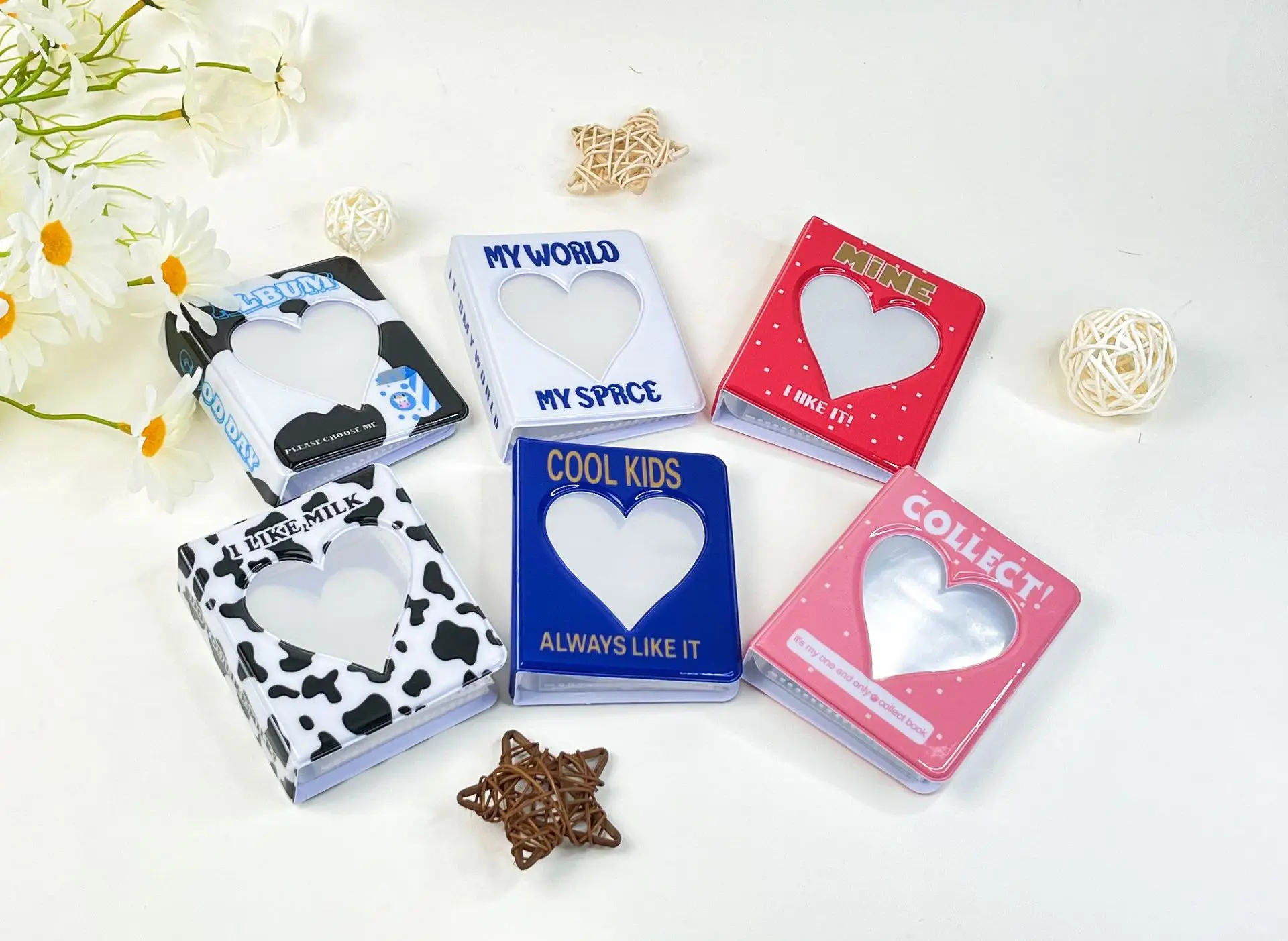 

Альбом для фотографий Instax Mini Cow, почтовый альбом, 36 карманов, 3 дюйма, украшение для дома, держатель для фотокарт