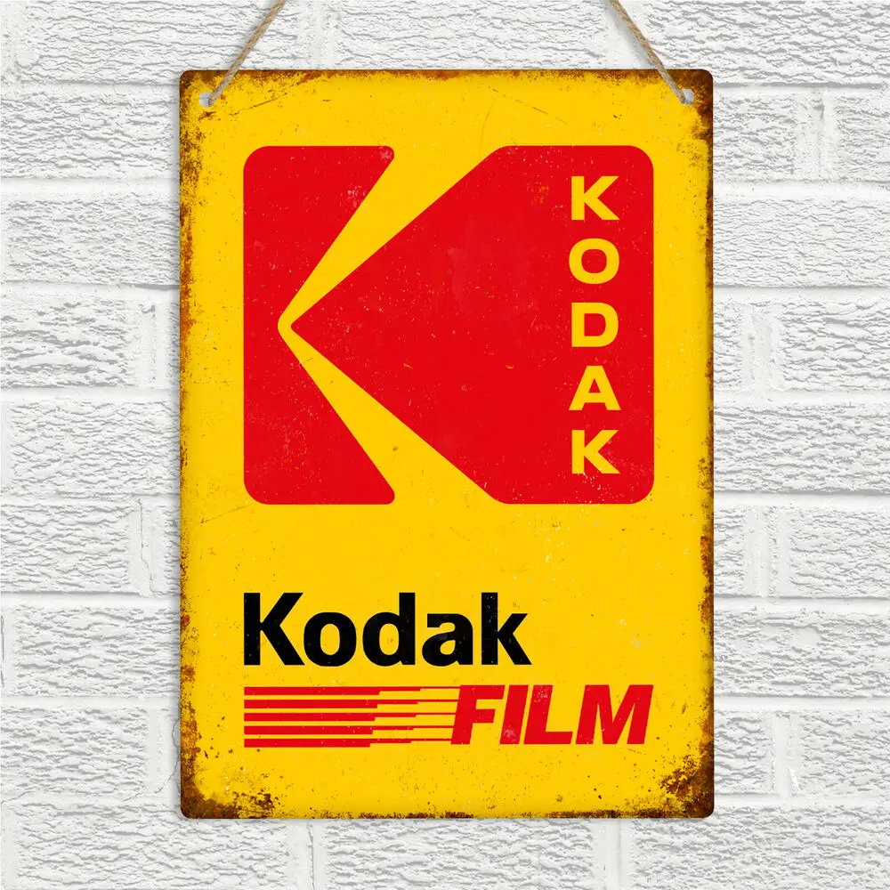 

KODAK фильм ретро металлический настенный знак табличка Винтаж 35 мм камера мужская пещера фотография