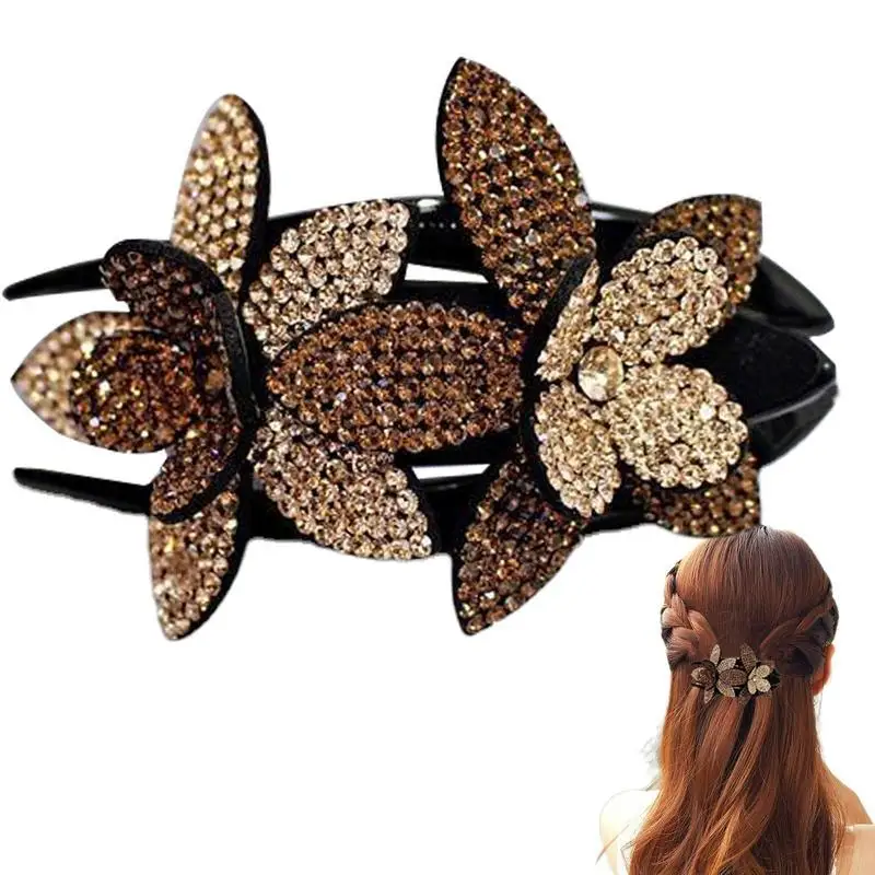 

Женские заколки для волос, стильная Заколка-краб для волос, прочные кристаллы для волос из хорошего материала для ежедневного использовани...