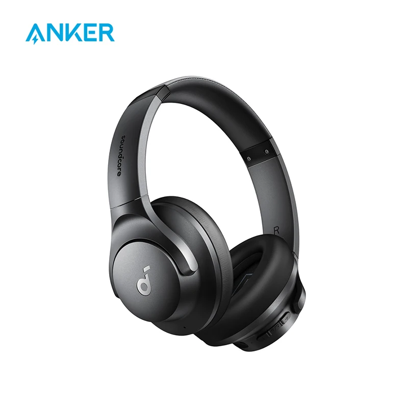 Беспроводные Накладные наушники soundcore от Anker Q20i, гибридные наушники с активным шумоподавлением, Bluetooth, 40 часов автономной работы