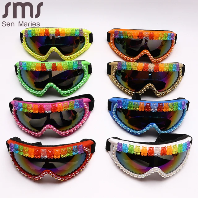 Steampunk Sport Sunglasses Goggle New Women Men Fashion Pearl Sun Glasses Outdoors Cycling Glasses Unisex UV400 Protect Eyewear 6