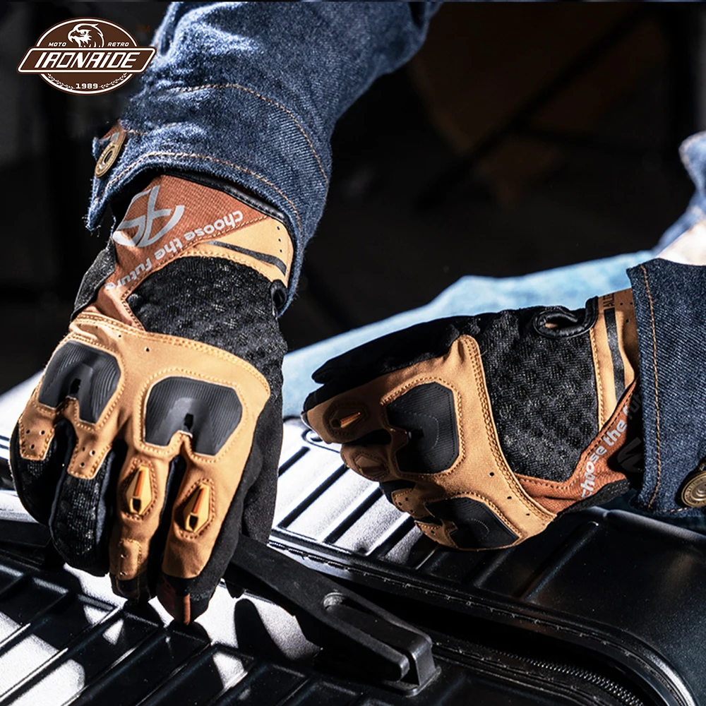 

Outdoor Riding Windproof Motorcycle Gloves Men Touch Screen Motocross Glove Anti-drop Wear-resistant Motorbike Riding Glove