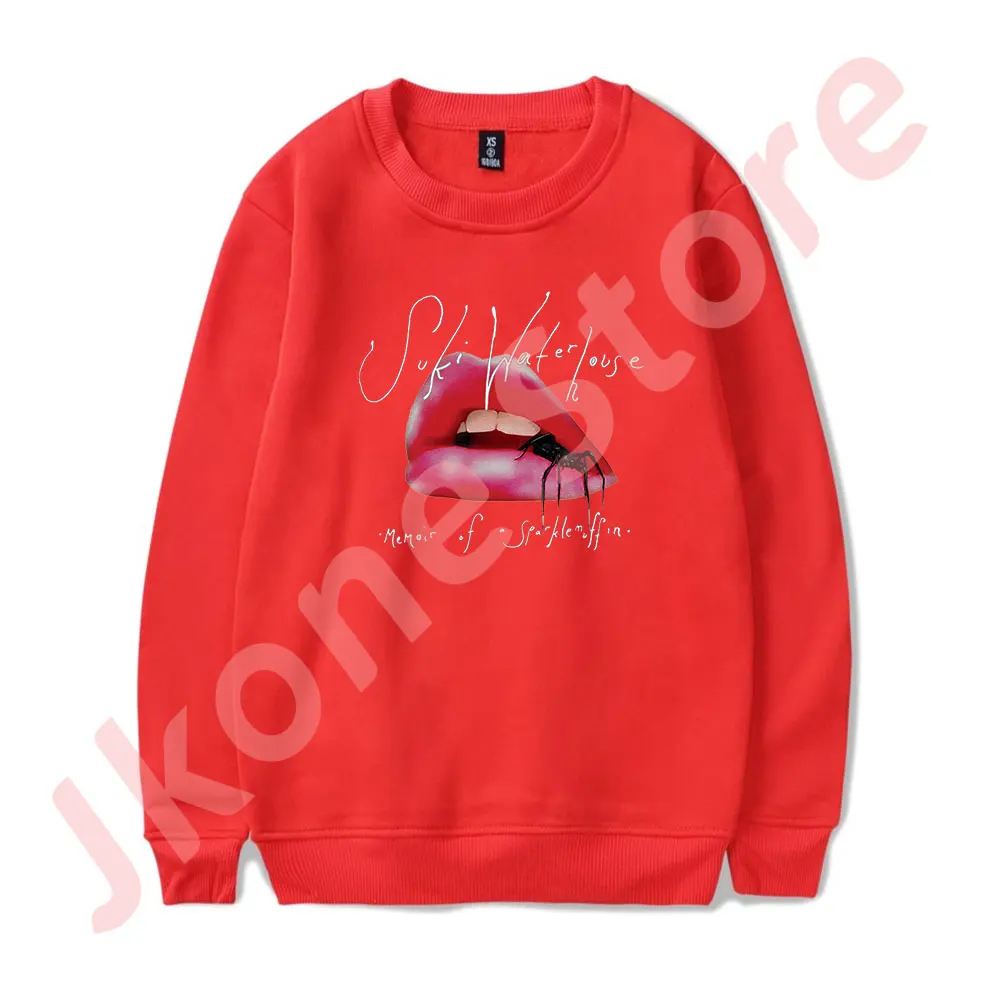 Футболка с длинными рукавами Suki Waterhouse MOAS Lips Memoir of a Sparklemuffin Tour Merch для женщин и