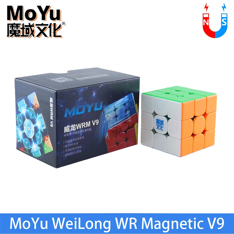 

MoYu WeiLong WRM V9 шар Core UV 3x3 магический скоростной куб профессиональный MoYu WeiLong WR M V9 maglevв 3x3x3 волшебный куб головоломки игрушки