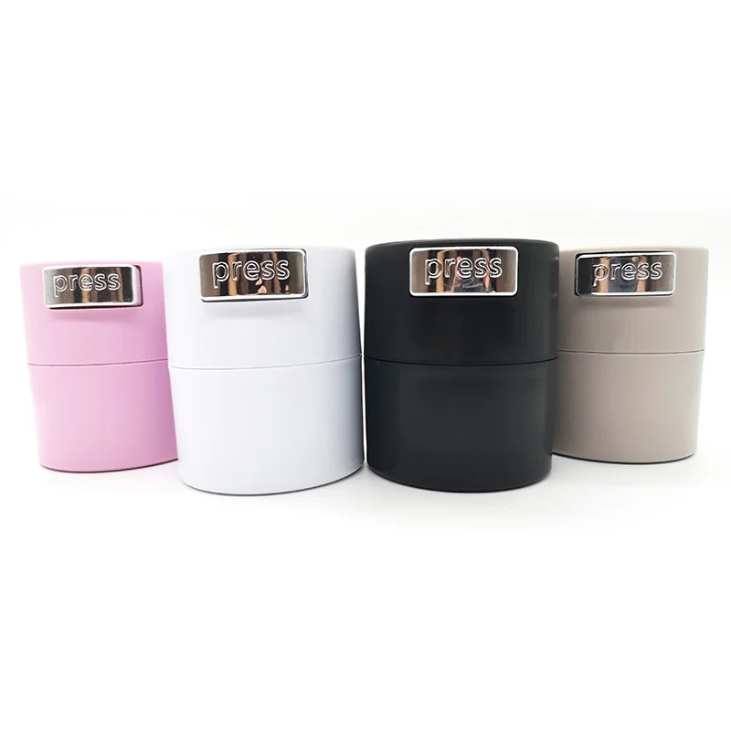 

New arrival gold buttton eyelash extension glue storage tank adhesive sealed container