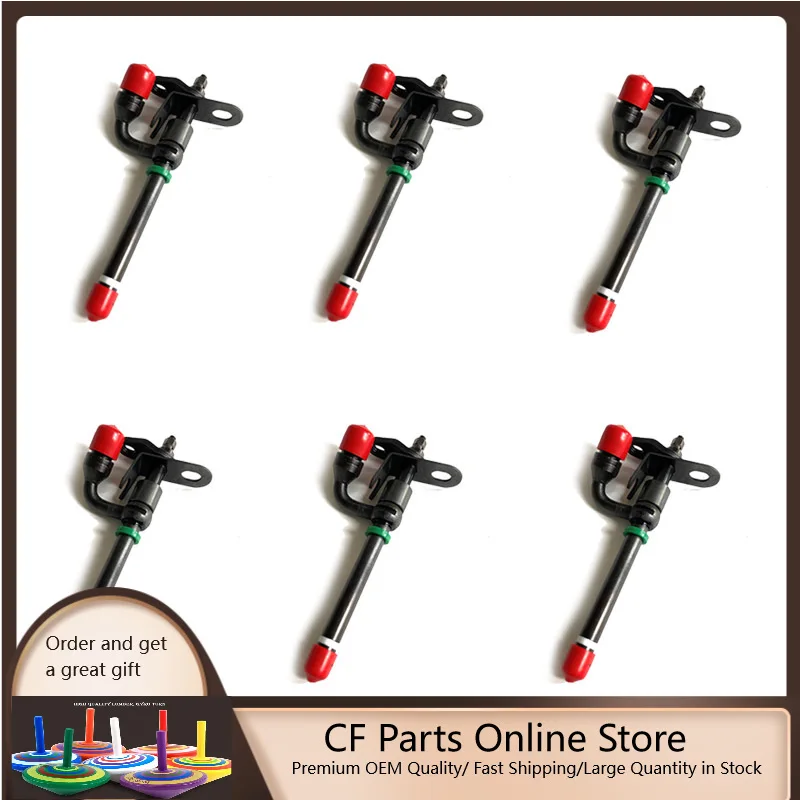 

6pcs Pencil Injector RE57469 RE60062 32262 for John Deere 210LE 260 280 310E 310G 324H 450H 485E 670C