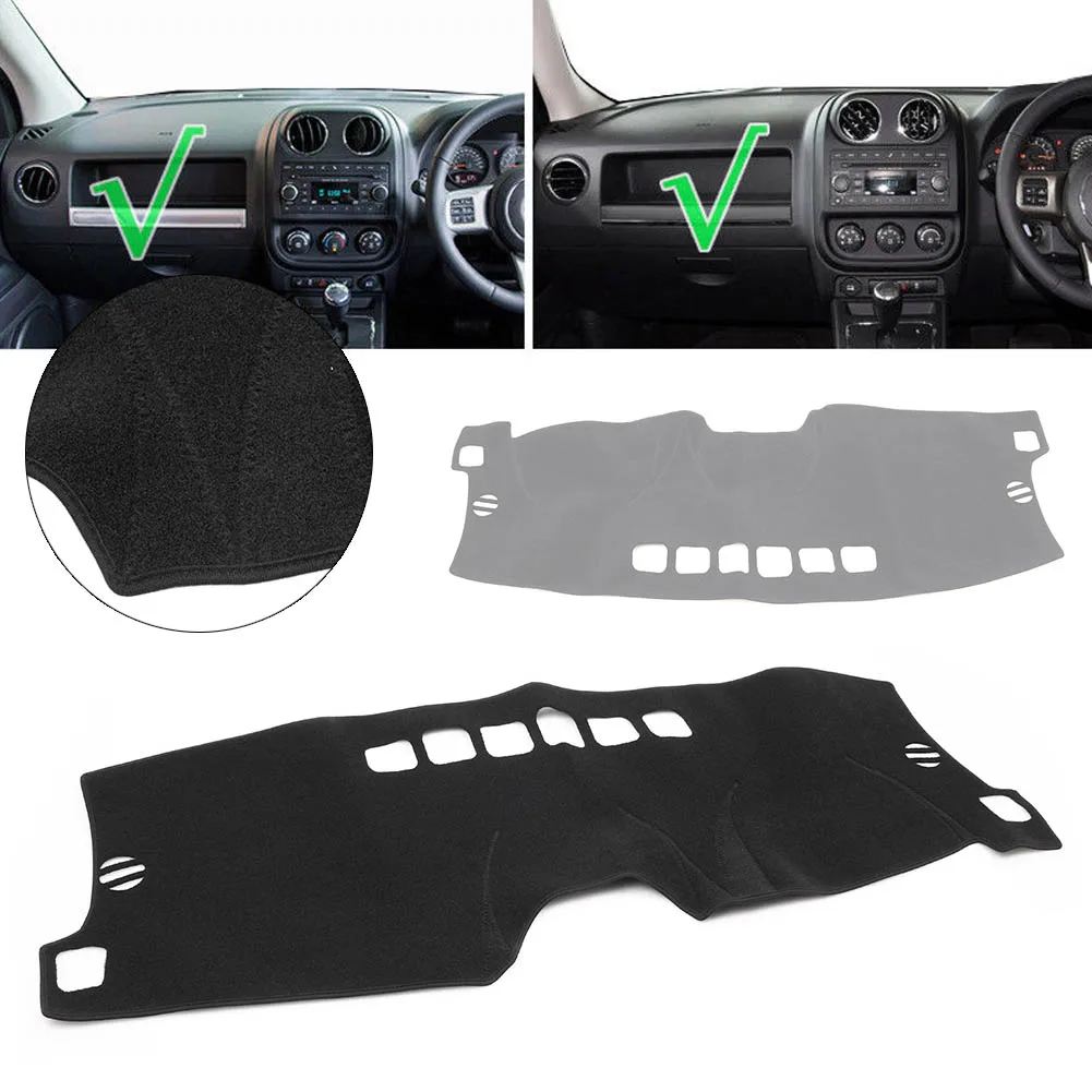 Защитная крышка приборной панели автомобиля + аксессуары для Jeep Compass MK49 2010-2017