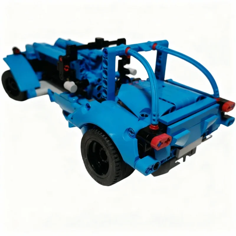 Фото Набор для сборки модели Caterham Seven (524 детали) – Технический конструктор MOC, идеальный подарок на Рождество, развивающий творческие способности №4