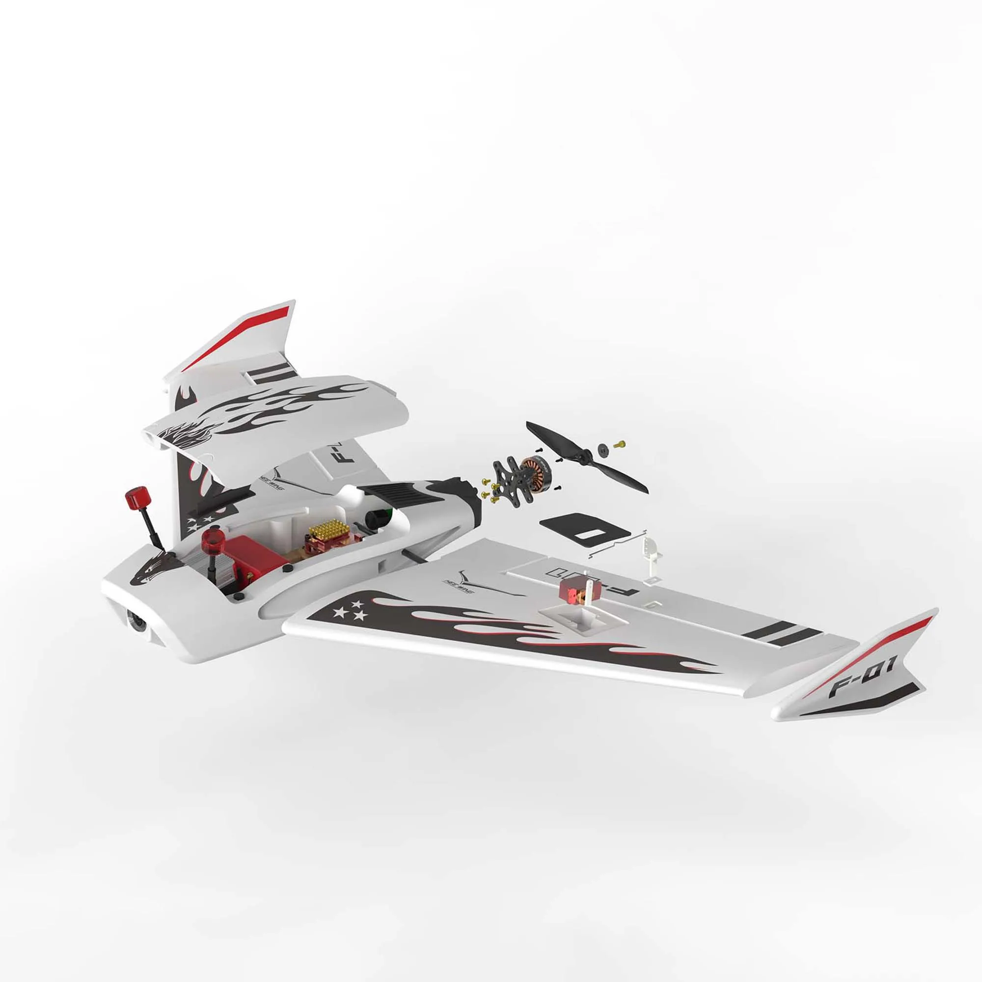 HEEWING RC F-01/HEE WING F01 УЛЬТРА DELTA 690MM EPP AIRPLANE-KIT/PNP для взрослых