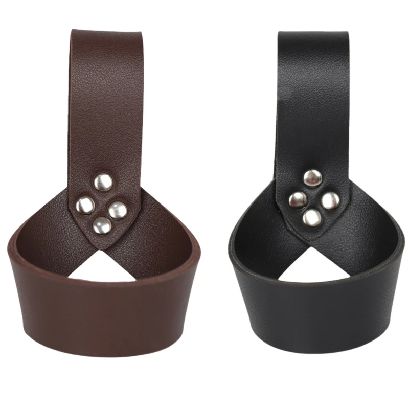 

1PC Leathers Medieval Sword Sheath Cutlasses Scabbard Holder PU Daggers Rapier Scabbard for Men Party Cosplays H58D
