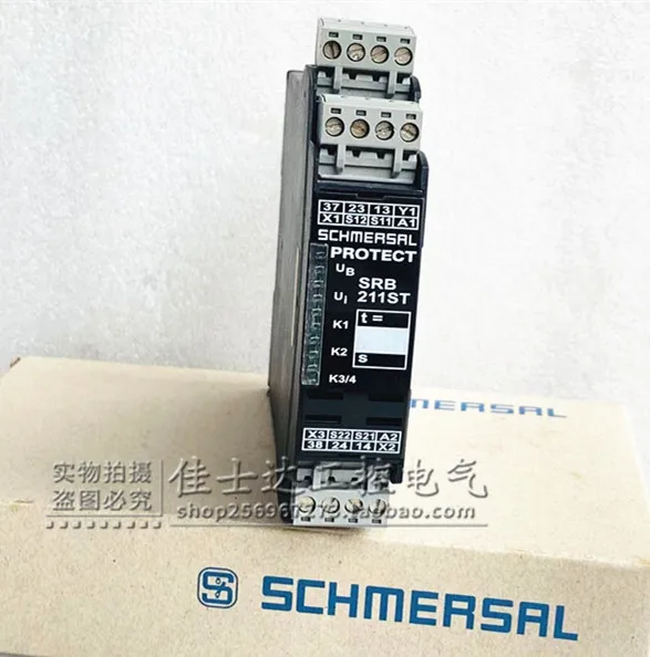 Оригинальное реле безопасности SCHMERSAL SRB 211ST-24V на складе